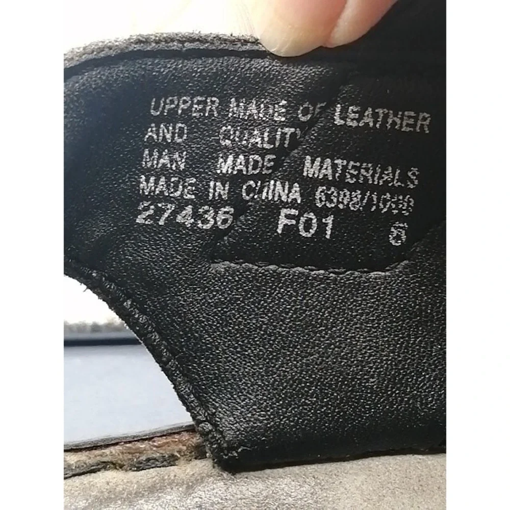 Cobbie Cuddlers Pumps Womens Black 8.5 Wide Slingback Leather Shoe Hook Loop - Picture 11 of 11